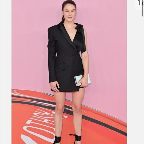 Jonathan Simkhai Asymmetric Double-breasted Blazer Dress In White - Picture 2 of 10